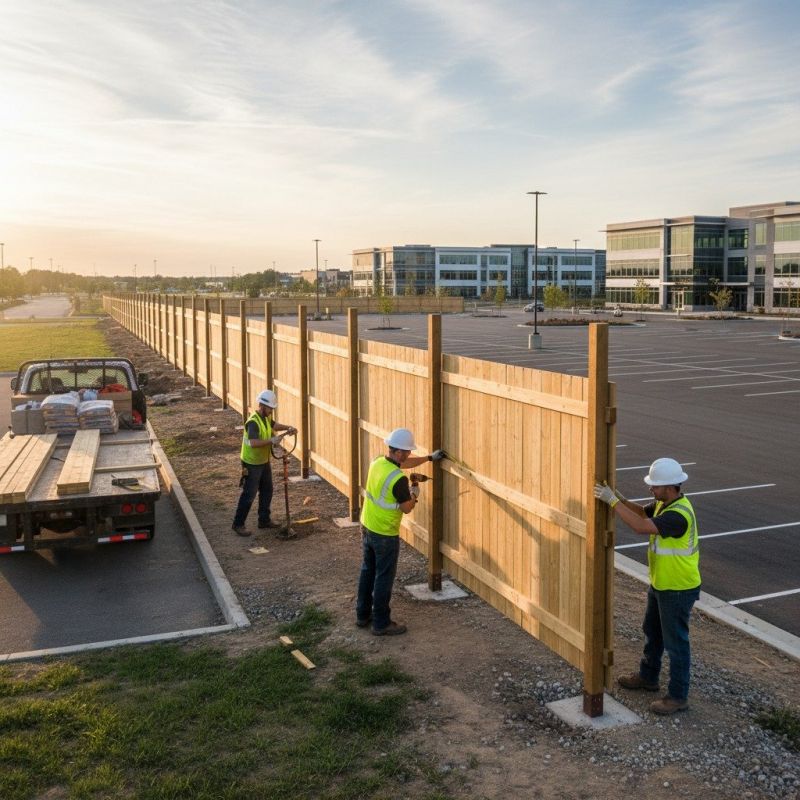 Rail Fence Installation detail