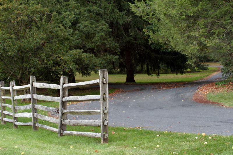 Split Rail Fence Installation detail
