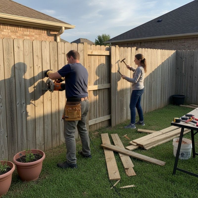 Privacy Fence Gate Repair