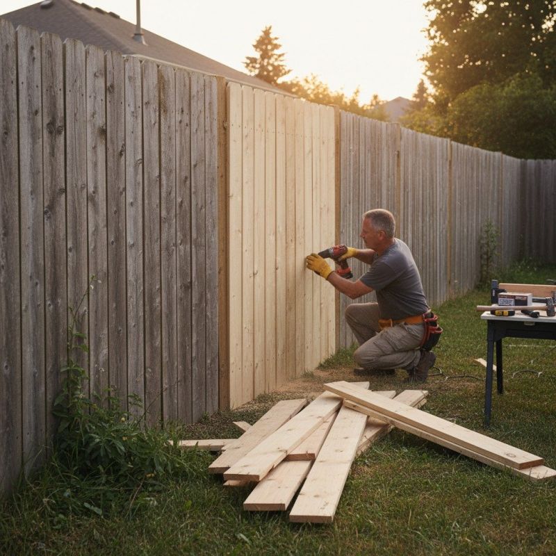 Privacy Fence Gate Repair