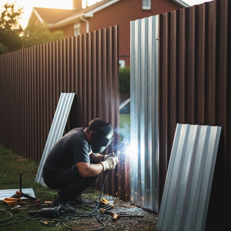Steel Fence Repair